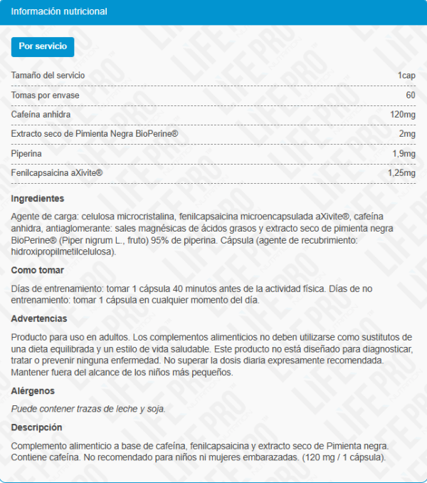 Life Pro Ultra Cut Preworkout Dragon Ball Z Edition 60 Vegancaps - Imagen 2