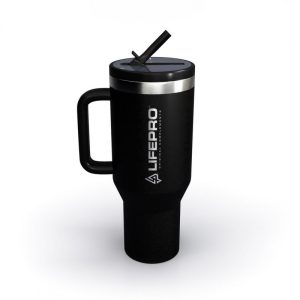 Life Pro Travel Mug Black 1.2l